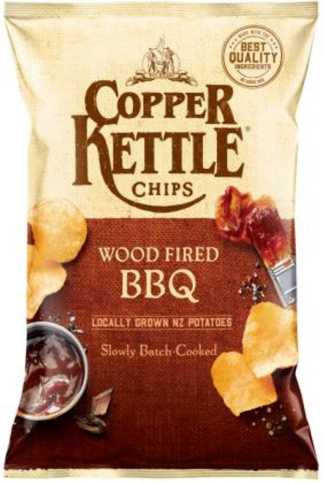 Crispy BBQ chips in a 24-pack, crafted in New Zealand for delicious snacking anytime.