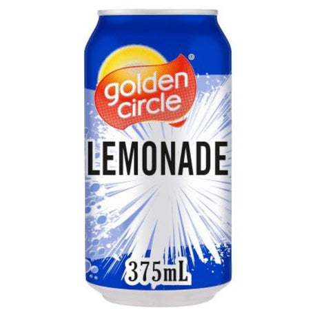 Refreshing Golden Circle Lemonade pack of 24, 375ML bottles, perfect for any occasion, bursting with sweet and tangy flavor.