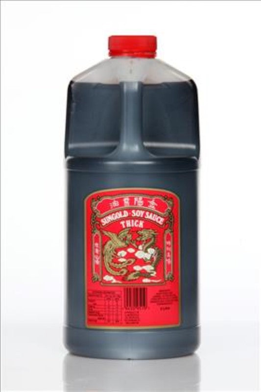 Sungold Soy Style Sauce 2L bottle, perfect for adding rich umami flavor to stir-fries and marinades.