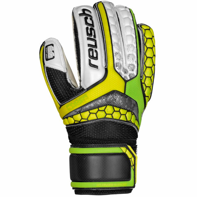 Reusch Re:pulse SG Finger Support gloves for juniors,Size 5, featuring finger support tech for injury prevention and excellent grip.