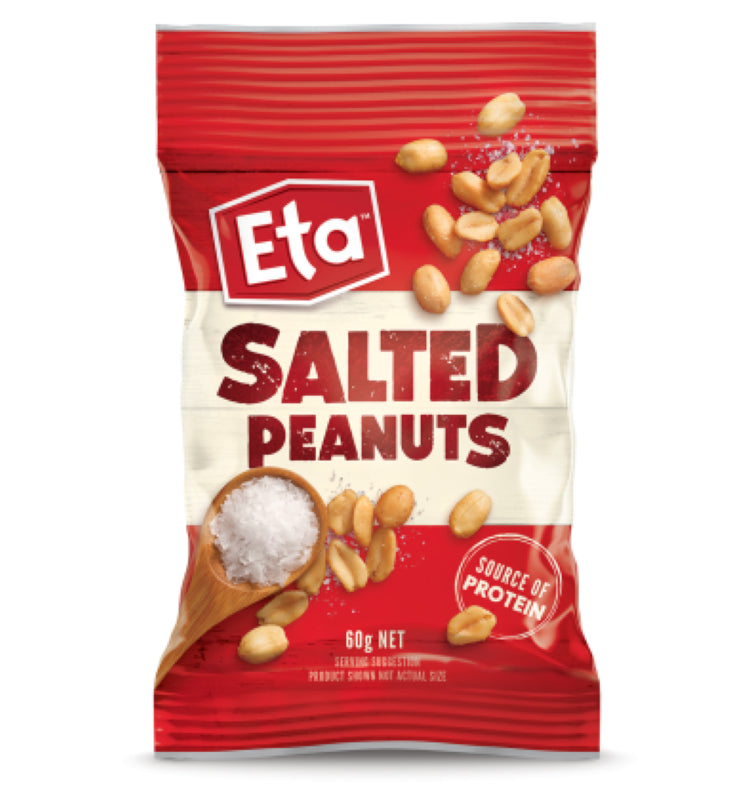 Peanuts Salted - Eta - 12X60G