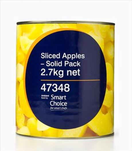 Premium apple slices in A10 packaging for a convenient and healthy snacking option, perfect for lunchboxes or cooking.