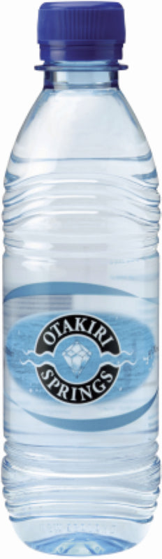 24-pack of 500ml Otakiri water bottles with screw caps, made from RPET, perfect for hydration on the go.