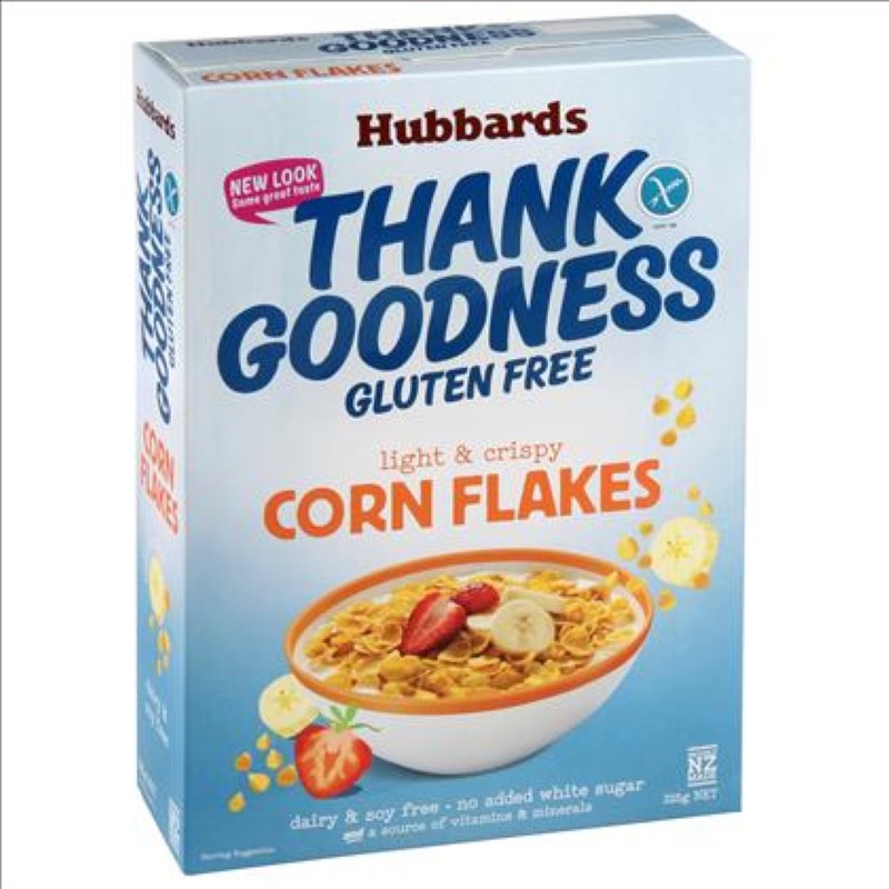 Cornflakes Thank Goodness Gluten Free - Hubbards - 325G