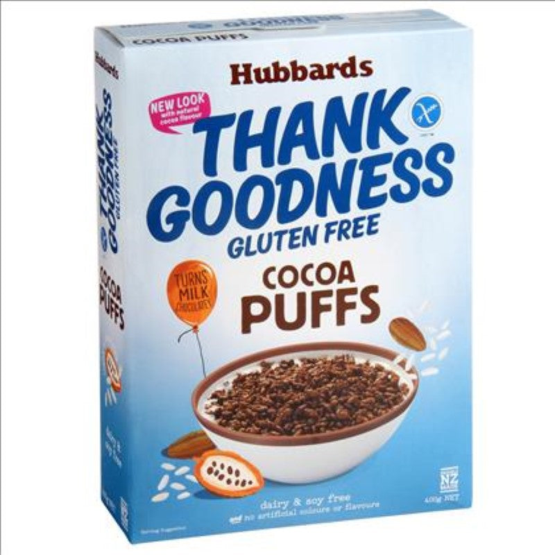 Cocoa Puffs Thank Goodness Gluten Free - Hubbards - 400G