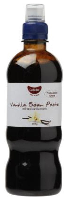 Gobake's 600G Paste Vanilla Bean, rich in flavor for baking, featuring real vanilla seeds for enhanced taste and aroma.