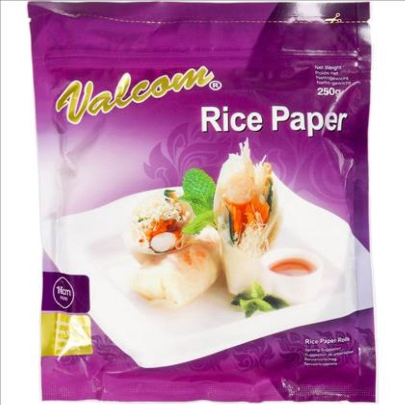 Rice Paper 16cm - Valcom - 250G