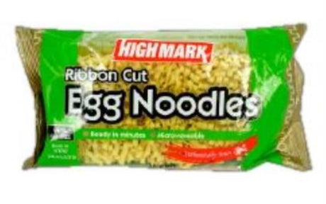 Delicious High Mark egg noodle ribbon cut, 280G, perfect for stir-fries, soups, and versatile culinary creations.