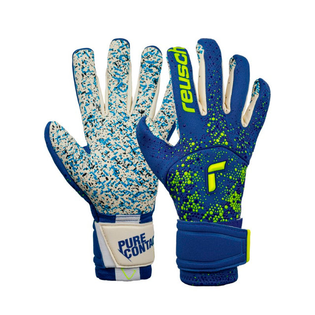 Reusch Pure Contact Fusion goalkeeper gloves in Size 11, featuring superior grip, lightweight design, and enhanced wrist support.