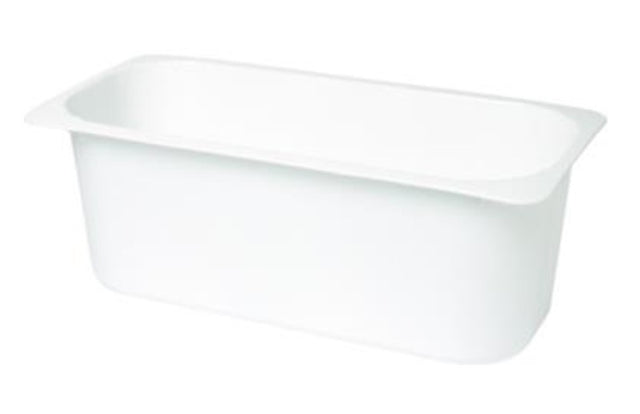 White 5-litre food storage containers by Huhtamaki, pack of 25, ideal for dry storage.