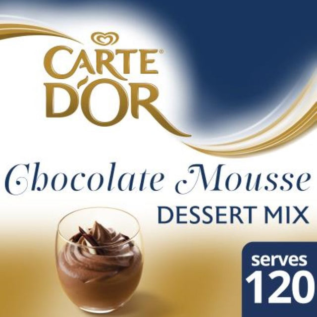 Mousse Chocolate Dessert Mix from Carte D'Or, 1440G, perfect for creating rich and indulgent chocolate desserts.