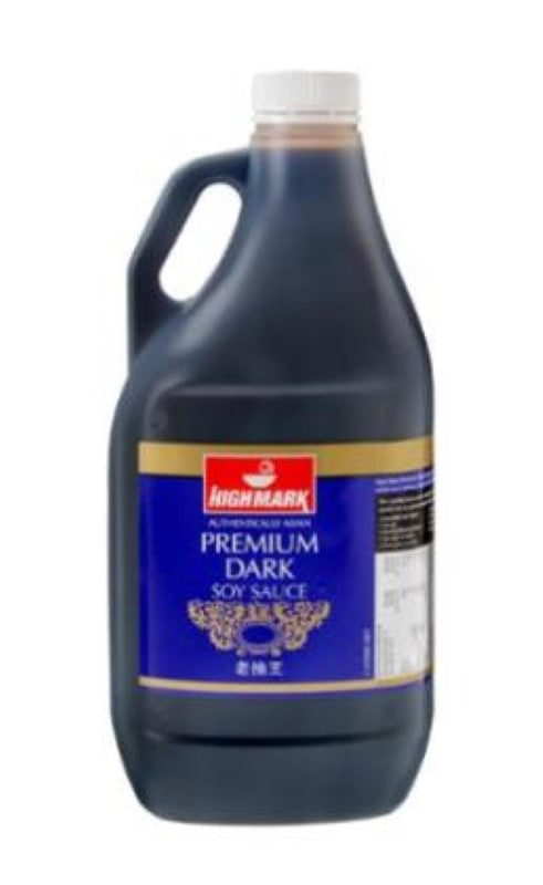 Premium 2L bottle of High Mark Dark Soy Sauce, perfect for adding umami flavor to cooking, marinades, and dips.