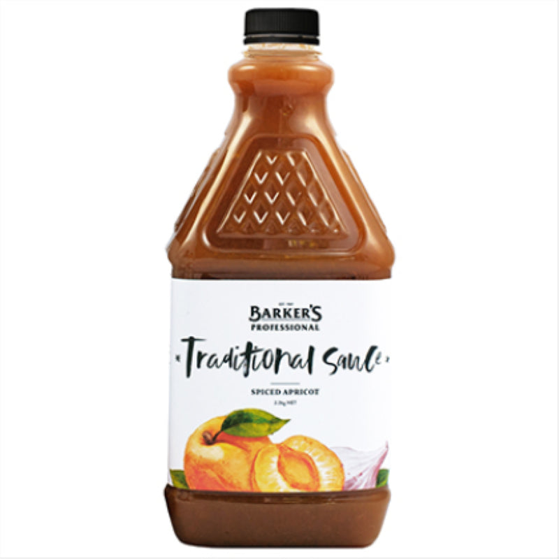 Rich apricot spiced sauce in a 2.3KG jar, perfect for dipping, marinating, and enhancing various dishes.