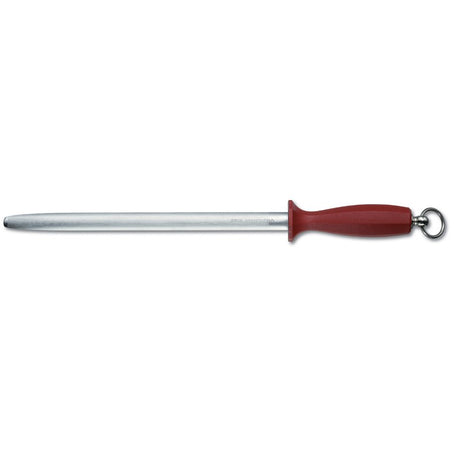 Butcher's Sharpener Steel - 30cm oval nylon tool for effortless knife honing, ensuring sharp, clean cuts for culinary enthusiasts.