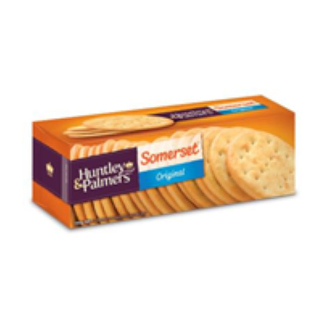 Crispy Cracker Somerset by Huntley & Palmers, 190g pack, perfect for pairing with cheeses and gourmet spreads.