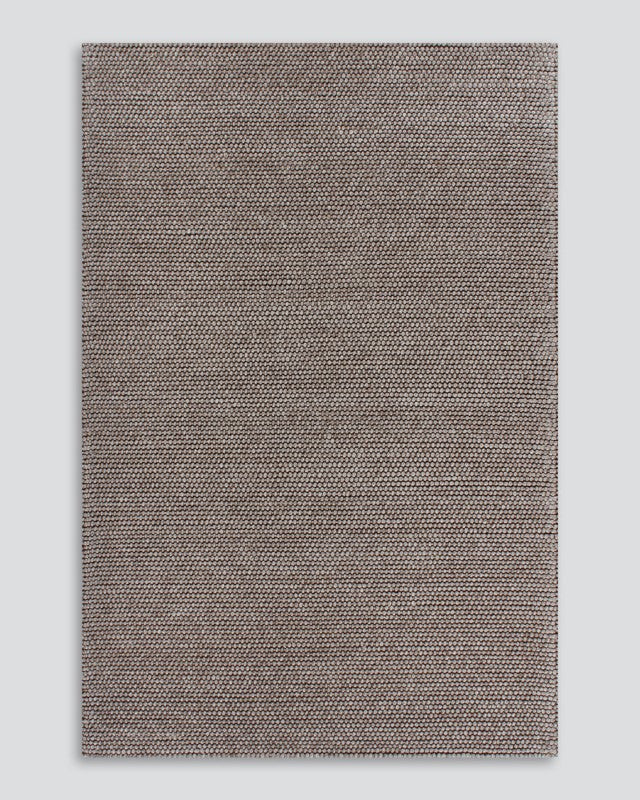 Cyrus Earth 250x350cm Floor Rug in warm beige, handwoven blend of wool, cotton, and polyester, perfect for stylish interiors.