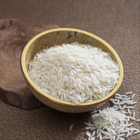 Premium 5KG Basmati rice from Pakistan, known for its long, fragrant grains, ideal for flavorful culinary creations.