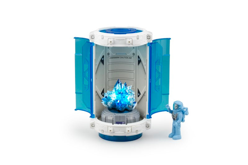 Astropod kit with assorted missions, exploring Europa's ocean for extraterrestrial life and building space stations.