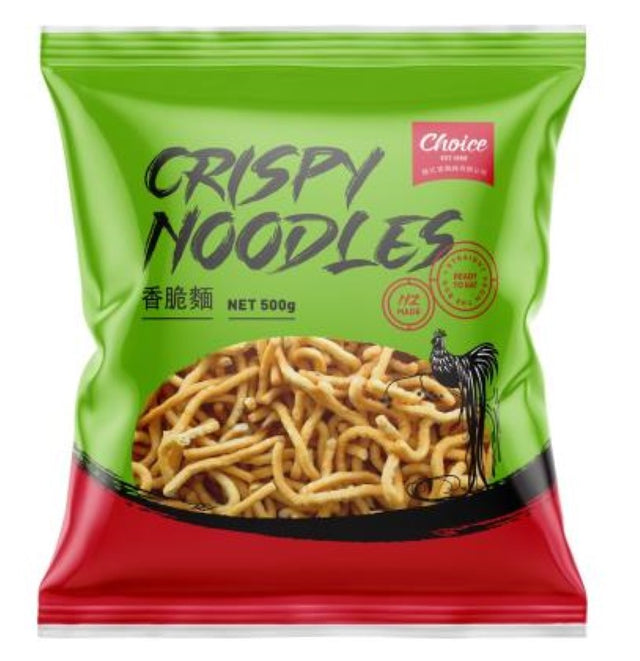 Crunchy Noodle Crispy Savoury - Choice, 500g, perfect for salads, chow mein, or as a flavorful snack.