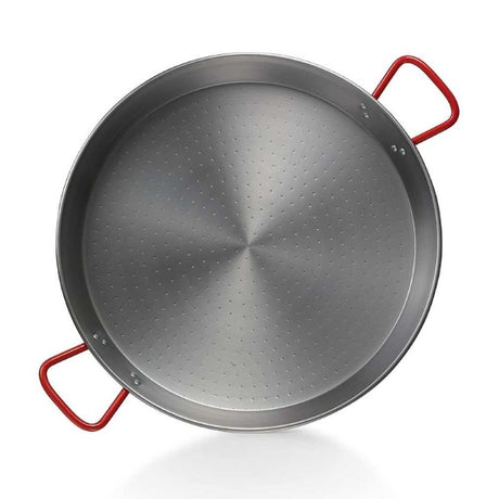 30cm Garcima Paella Pan with flared sides, perfect for cooking authentic paella on stovetop or grill.