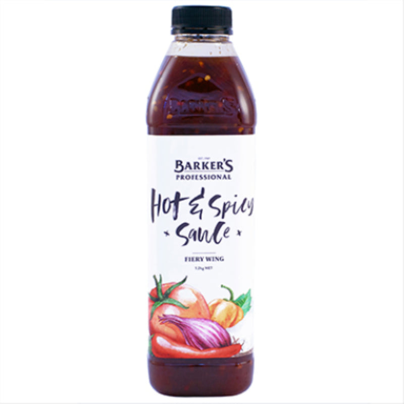 Sauce Fiery Wing Hot Spicy - Barkers - 1.2KG