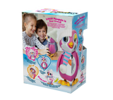 Interactive Rescue Penguin Kit by Silverlit, featuring a color-changing heart and unboxing surprises for nurturing play.