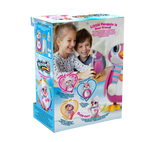 Interactive Rescue Penguin Kit by Silverlit, featuring unboxing surprises like a cleaning cloth, hat, and food for nurturing play.