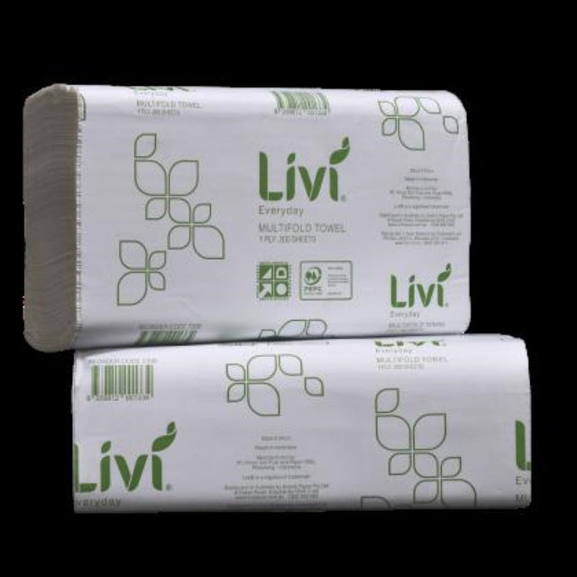 Slim fold paper towels in a pack of 20 bundles, ideal for high-traffic areas in restaurants, offices, and institutions.