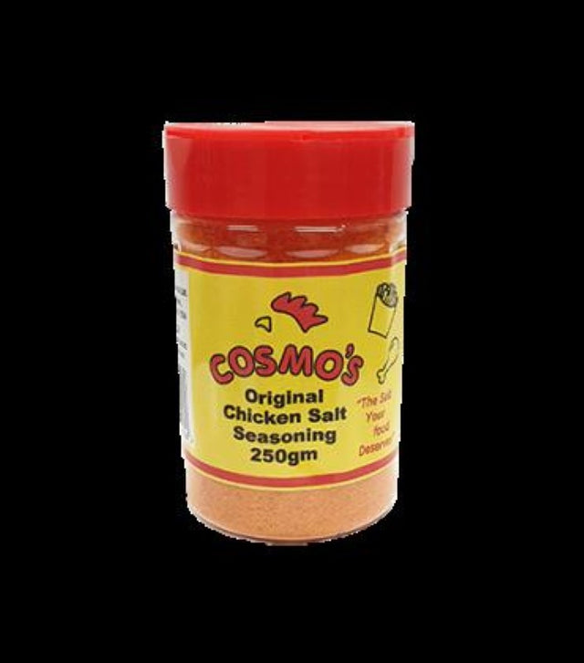 Premium 250g Salt Chicken seasoning by Cosmos, perfect for enhancing meats, seafood, and vegetables with rich flavor.