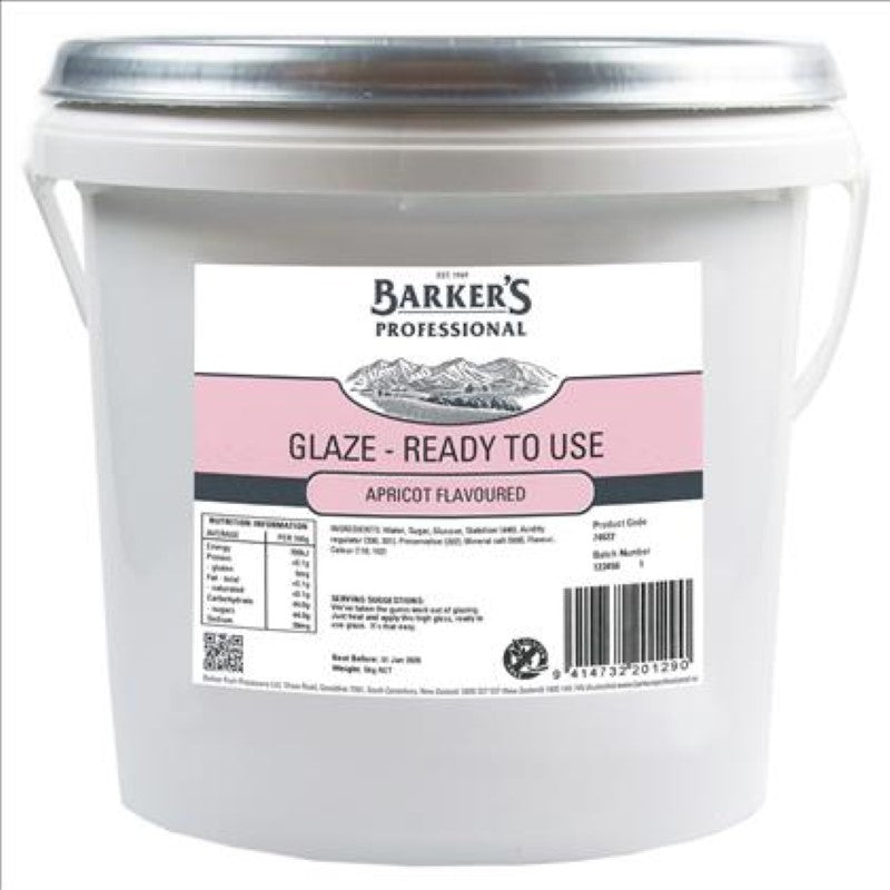 Glaze Apricot Ready to Heat - Barkers - 5KG