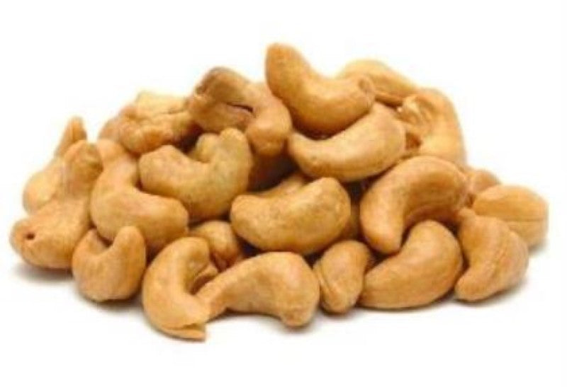 Crunchy roasted salted cashew nuts from Farm By Nature, 1KG pack, perfect for snacking and healthy recipes.