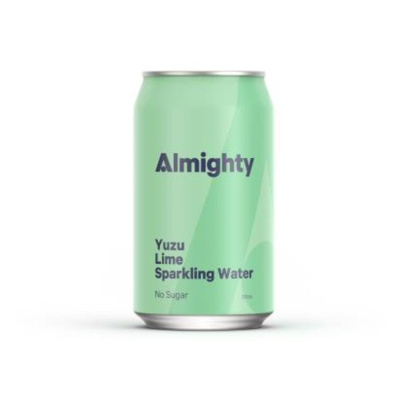 Sparkling water featuring yuzu and lime flavors, 24 cans of 330ml crafted in New Zealand for a refreshing hydration experience.