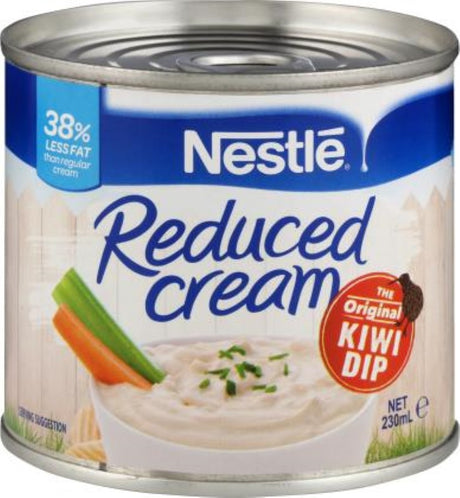 Nestlé Reduced Cream 230ML, low-fat cooking cream perfect for soups, sauces, and desserts with rich flavor and smooth texture.