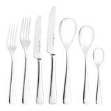 Wilkie Brothers Kingston 42-piece stainless steel cutlery set, elegant and versatile for everyday and special dining.