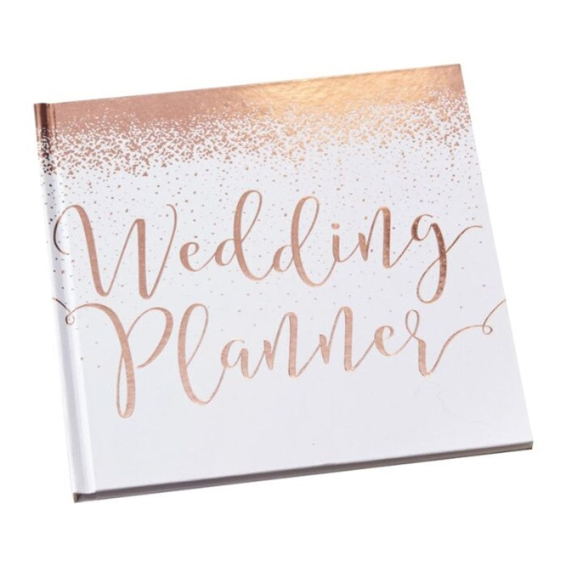 Beautiful Botanics Rose Gold Wedding Planner Book 46 Pages 21cm (H), 20.5cm (W) and 1cm (D)
