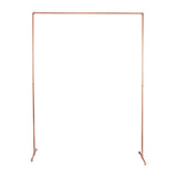 Botanical Wedding Backdrop with Copper Frame, 2m high x 1.5m wide, perfect for floral displays and photo opportunities.