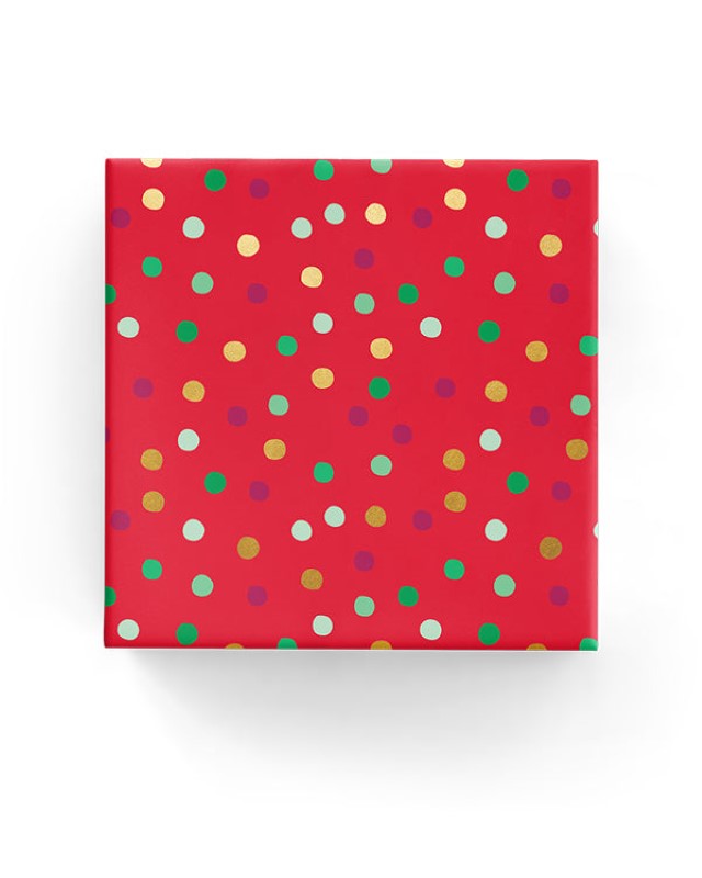 Wrapping Paper - Polka Dots Wrap Red
