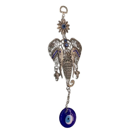 Evil Eye Elephant Head decor featuring All Seeing Eye symbolism for protection and positive energy in any space.