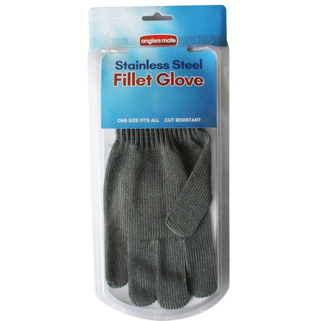 Anglers Mate Stainless Steel Fillet Glove providing cut resistance, grip, comfort, and durability for safe fish filleting.