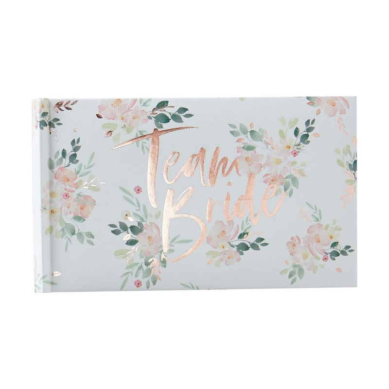 Elegant floral hen party photo album, holding 50 photos, perfect for capturing memories and decorating your home.