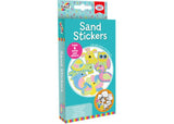 Colorful sand stickers for kids, perfect for arts and crafts, promoting creativity and fine motor skills.