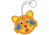 Colorful foam keyrings kit for kids aged 5+, promoting creativity and fine motor skills through personalized designs.