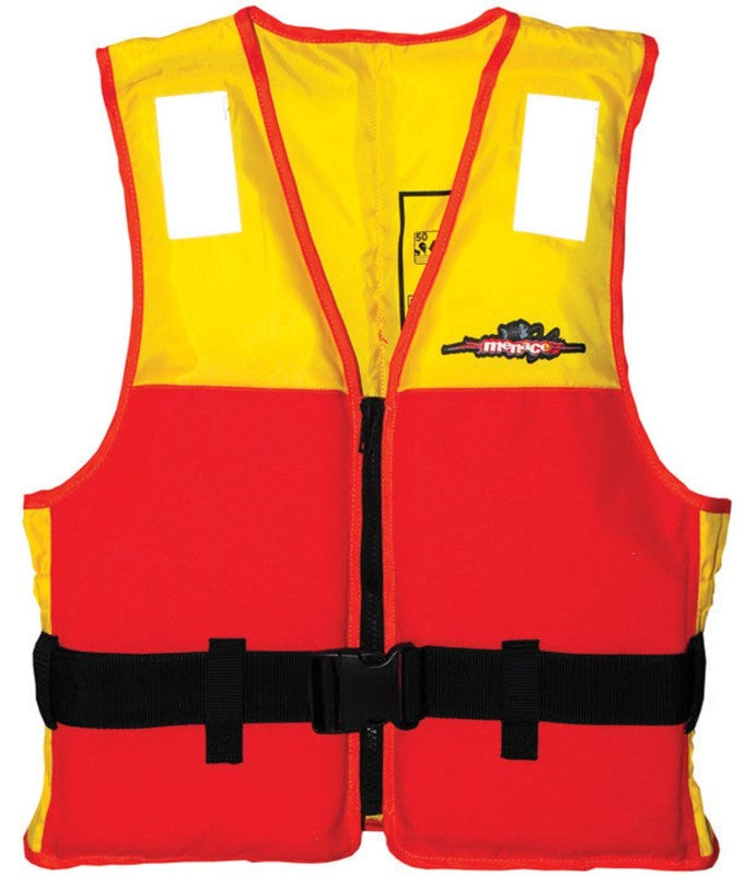 Menace Hercules Sports Buoyancy Aid for adults, designed for safety and comfort with neoprene collar, 53N buoyancy, and durable materials.