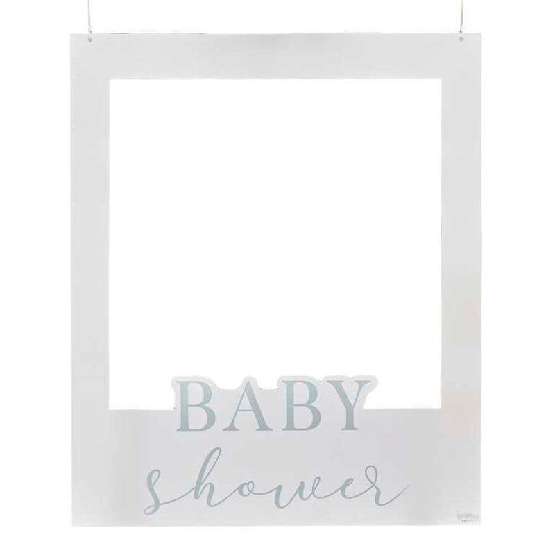 Hello Baby Photo Booth Frame Off White 72cm (H) and 60cm (W)
