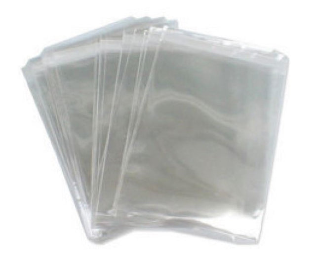 Clear polyethylene bags with flap, 280mm x 390mm, moisture-proof for newspapers and magazines, box of 2000.