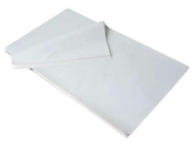 White newsprint paper sheets, 700mm x 800mm, 45gsm; ideal for eco-friendly packaging and creative projects, 20kg box.