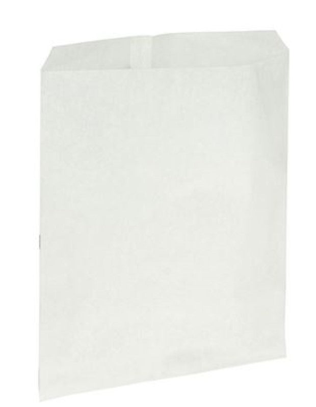 Crisp white 40gsm confectionery paper bags, 160mm x 200mm, eco-friendly, pack of 1000 for treats and snacks.