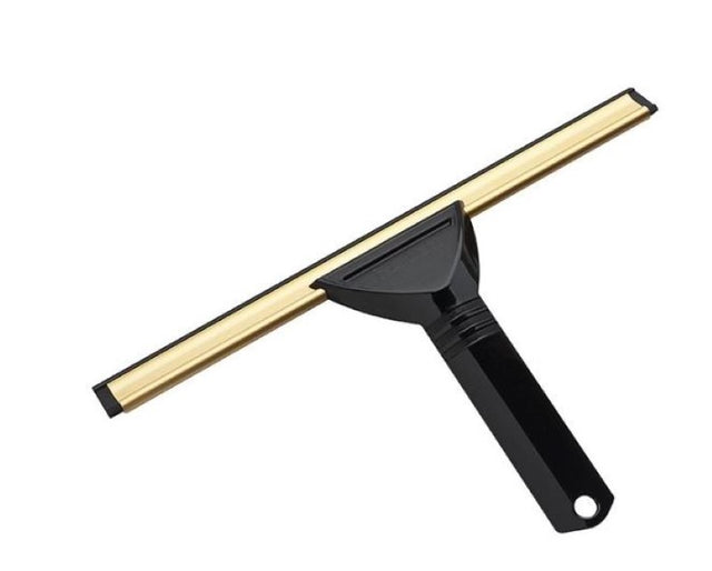 Squeegee Window Washer in black, 300mm, features a durable twin blade for streak-free cleaning on windows and surfaces.