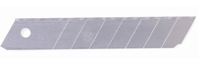 Pack of 10 silver cutter blades made from SK7 steel, designed for precise cutting in various crafting projects.