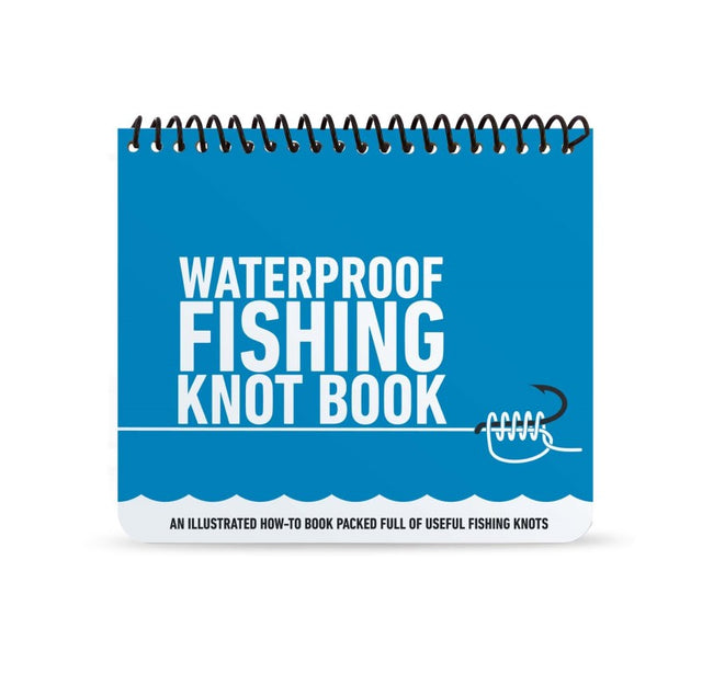 Waterproof Knot Book featuring 16 essential knots, perfect for boating, hiking, and outdoor adventures.